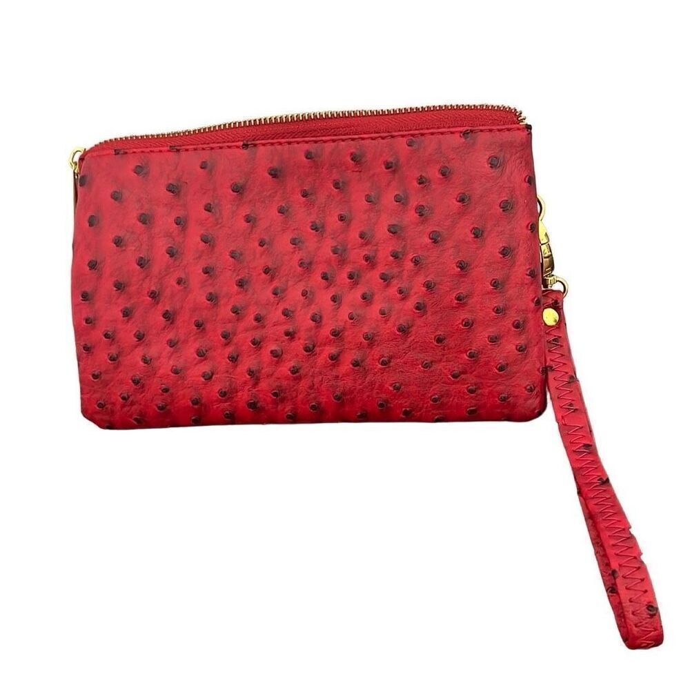 Leather clutch crossbody Small bag purse New